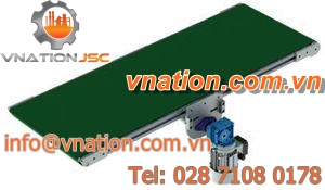 belt conveyor / for packaging / modular / horizontal