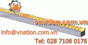 roller linear guide / plastic