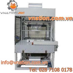 semi-automatic shrink wrapping machine / with sealing bar / with shrink tunnel / with heat shrink film