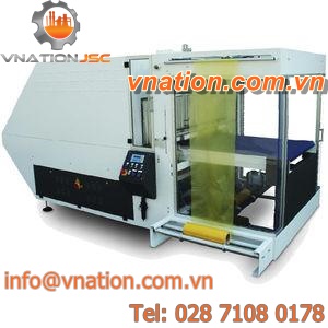 automatic shrink wrapping machine / with sealing bar / with shrink tunnel / with heat shrink film