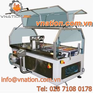 continuous-motion packaging machine / film / with sealing bar / high-rate