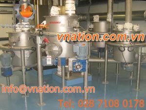 granulates dosing dispenser / powder / weight / with arch breaker