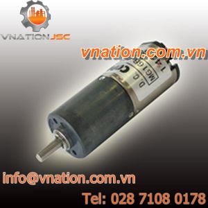 DC electric micro gearmotor / coaxial