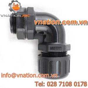 threaded fitting / elbow / plastic / conduit for cable protection