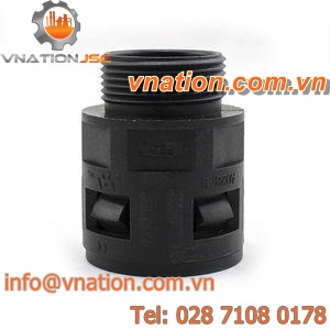 threaded quick coupling / nylon / conduit for cable protection / IP66