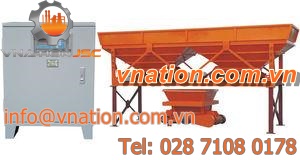 electric concrete mixer / stationary / stand-alone / traditional