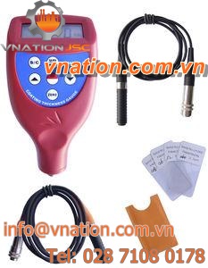 coating thickness gauge / digital display / magnetic induction / portable