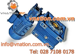 single-phase gear-motor / right-angle / worm