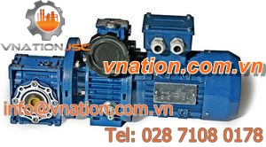 single-phase gear-motor / orthogonal / worm / variable-speed