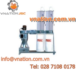 cyclone separator / air / dust control / vertical