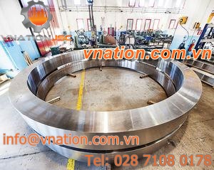 slewing ring without teeth / roller / single-row / for mills