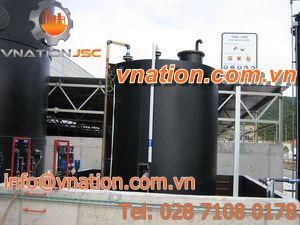 storage tank / HDPE / vertical