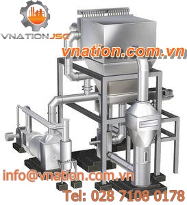 fluidized bed dryer / evaporator / for the chemical industry / for bulk materials