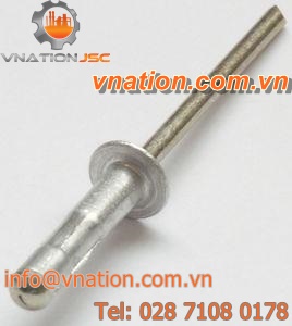 blind rivet / countersunk head / flat-head / steel