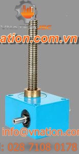 worm gear screw jack / cubic worm gear / cubic / rotating screw