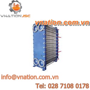 gasketed-plate heat exchanger / stainless steel / high-temperature / high-pressure