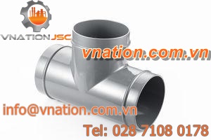 push-in fitting / T / aluminum