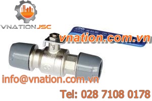 ball valve / lever / for compressed air / threaded