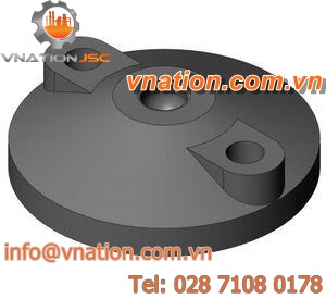 machine foot / anti-slip / swivel / polyamide