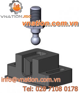 ball end screw / steel