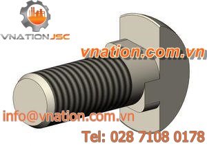 hammer head screw / ball end / stainless steel