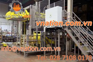 high level infeed palletizer / layer / bag / automatic