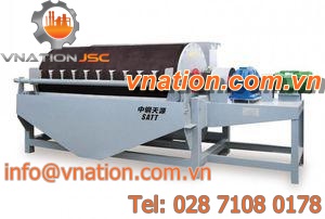 magnetic separator / particle / industrial / wet