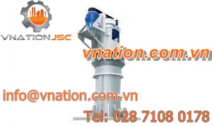 rotor mill / for mineral ore / vertical