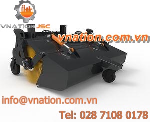 vehicle-mount sweeper / battery-powered