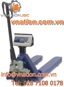 hand pallet truck / scale / with counting function