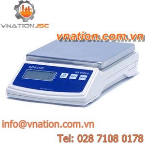 benchtop scales / with LCD display / stainless steel
