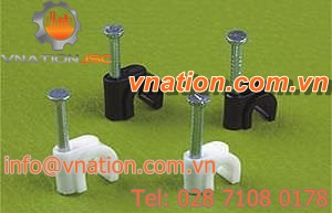 fixing clip / cable / polyethylene