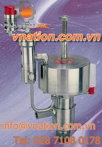 chemical pump / manual / plunger / chemical-resistant