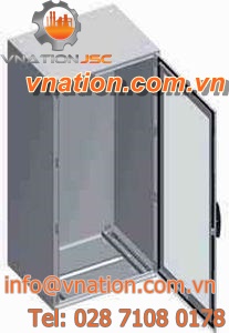 storage cabinet / floor-mounted / sheet steel / monobloc