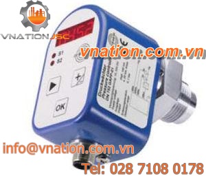ceramic pressure sensor / for liquids and gases / with digital display / programmable