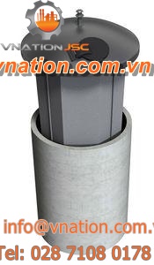 metal crate / for waste