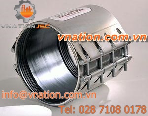coupling bushing / stainless steel / for pipes / wide