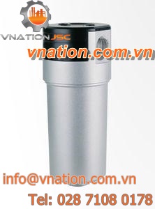 compressed air filter / pneumatic / aluminium