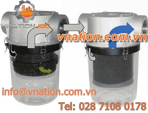 air pre-filter / compressed air / polyester / cyclone