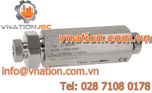poppet check valve / ball / for liquids / for gas
