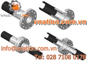 threaded fitting / compression / flange / straight