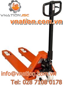 hand pallet truck / walk-behind / long-fork / handling