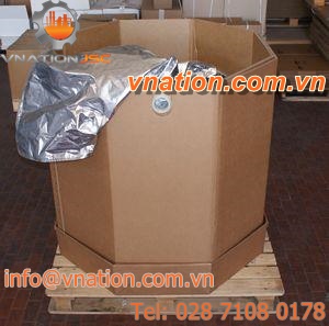 cardboard crate / food
