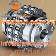 flexible coupling / roller chain / shafts / high-load-capacity