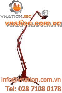 crawler spider lift / gasoline engine / electric / articulated
