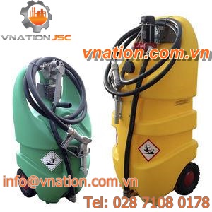 fuel tank / transport / polyethylene / vertical