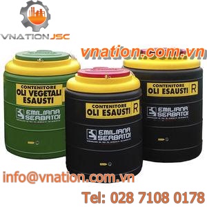polyethylene crate / waste oil collection / storage