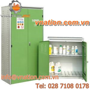 security cabinet / storage / free-standing / hinged door