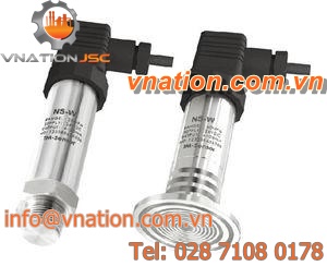 flush pressure sensor / IP67 / for highly viscous products / high-accuracy