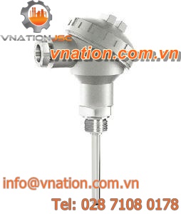 RTD temperature sensor / Pt100 / IP65 / threaded